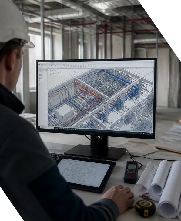 Создание BIM модели инженерных сетей для объектов в Воронеже